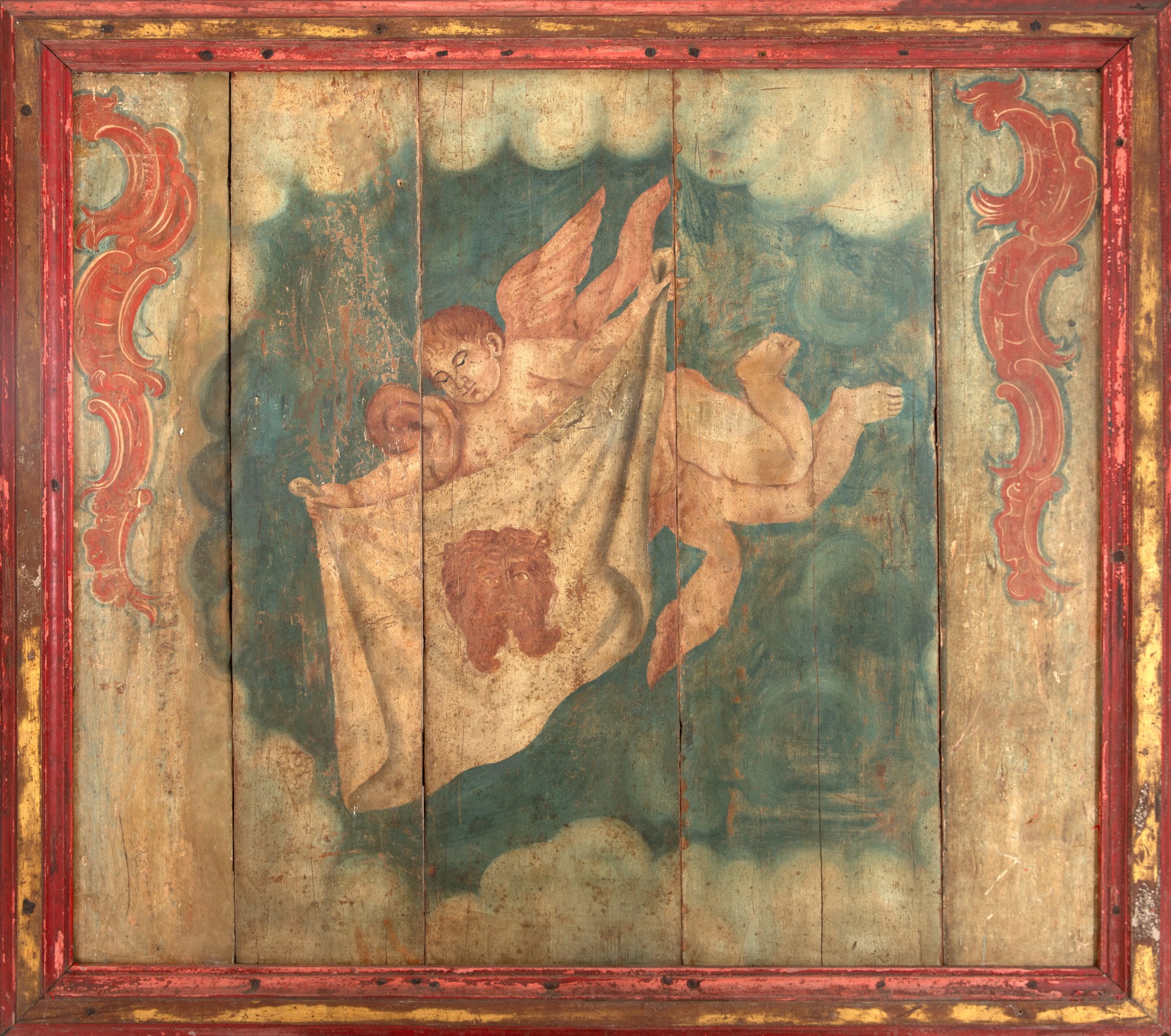 Querubim Portando a Face de Cristo (lenço de Verônica) -