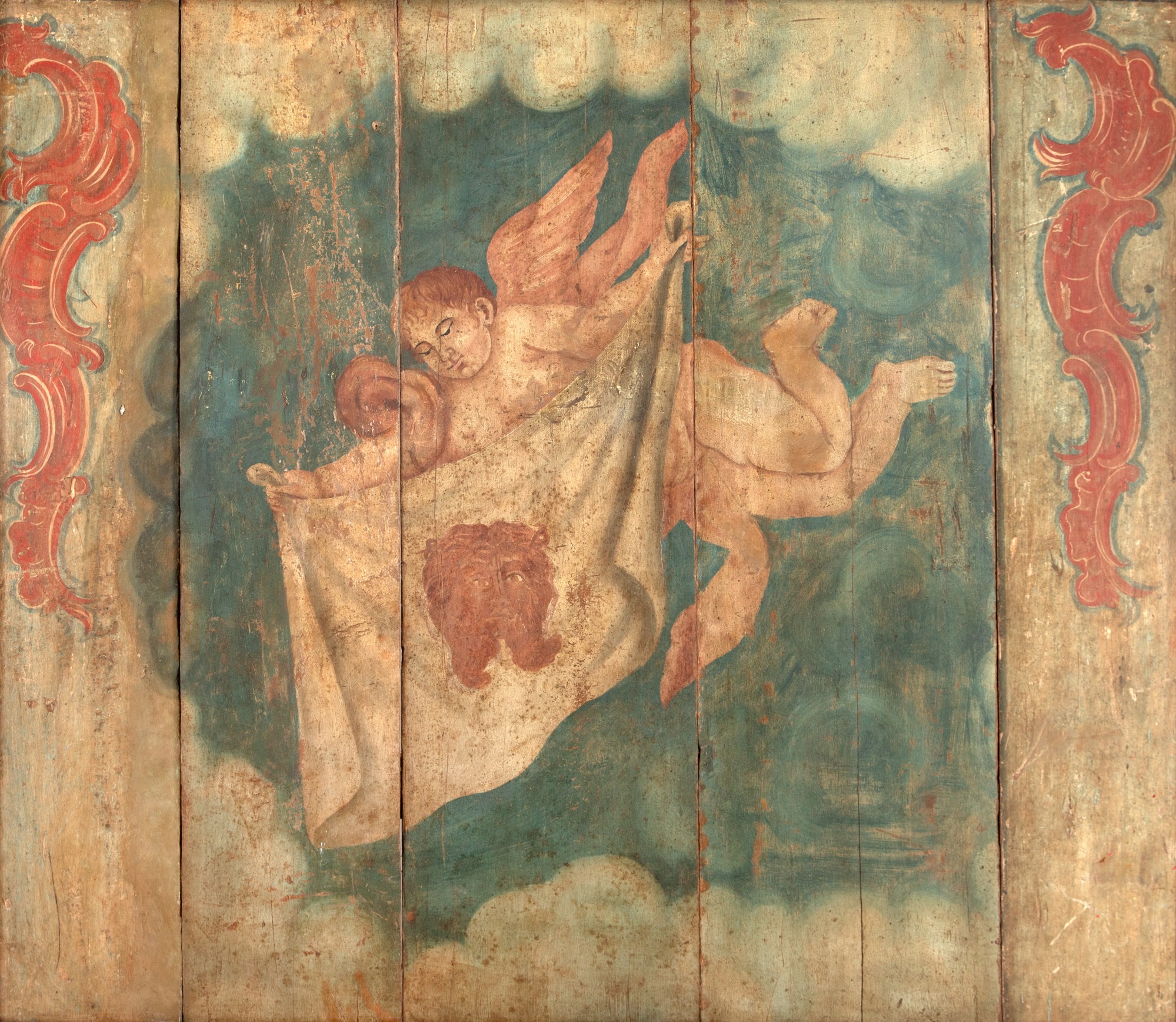 Querubim Portando a Face de Cristo (lenço de Verônica) -