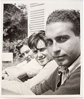 Roberto Matta, Gordon Onslow-Ford e Esteban Francès em Chemillieu -