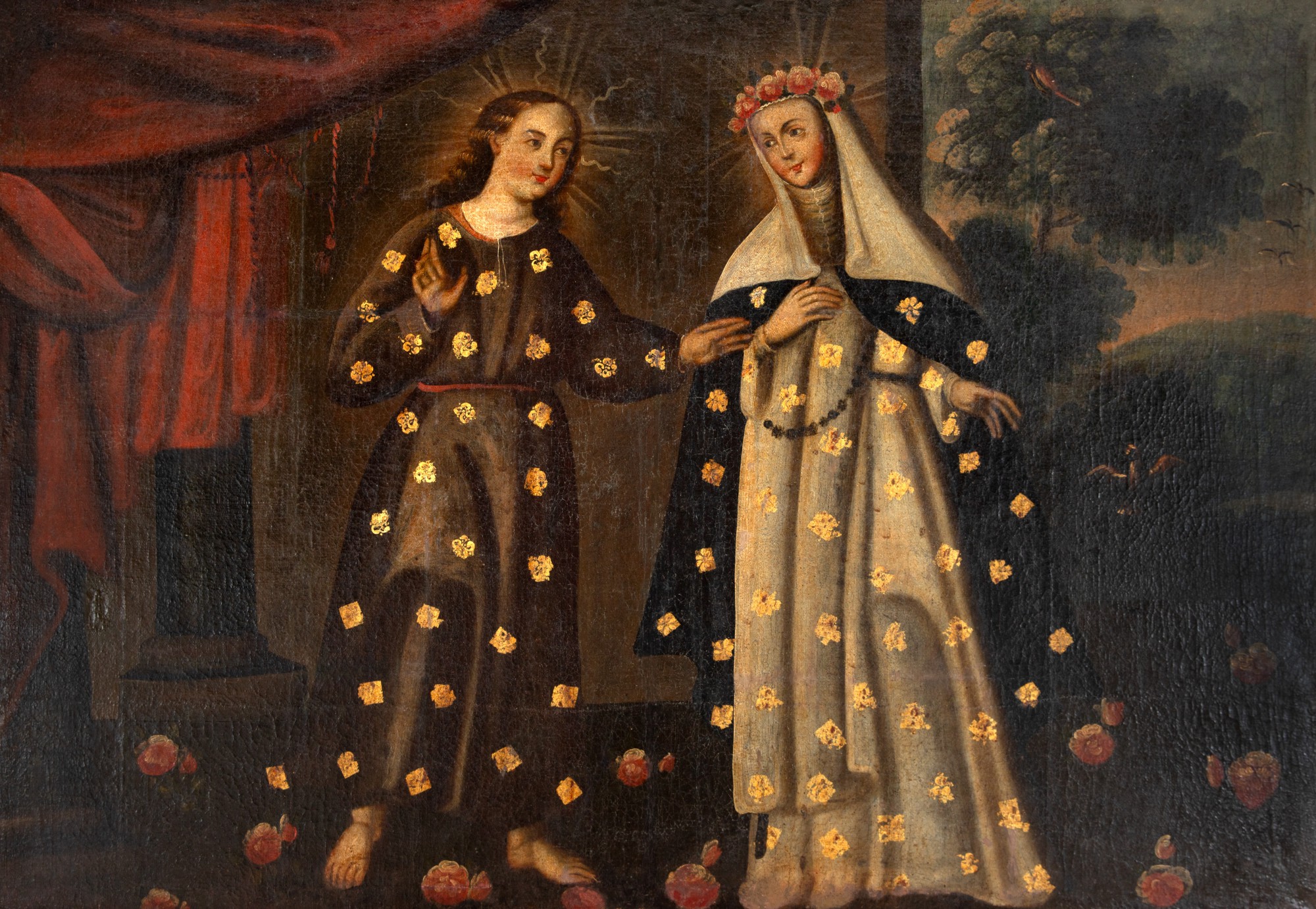 Santa Rosa de Lima e Nossa Senhora - 