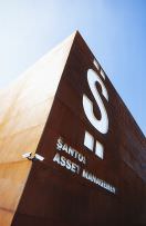 Sede Banco Santos - Logotipo em Vista Oblíqua - 