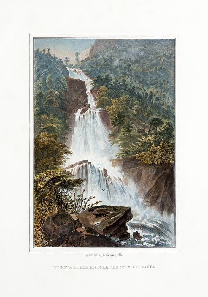 VEDUTA DELLA PICCOLA CASCATA D/ TIJUCA - 