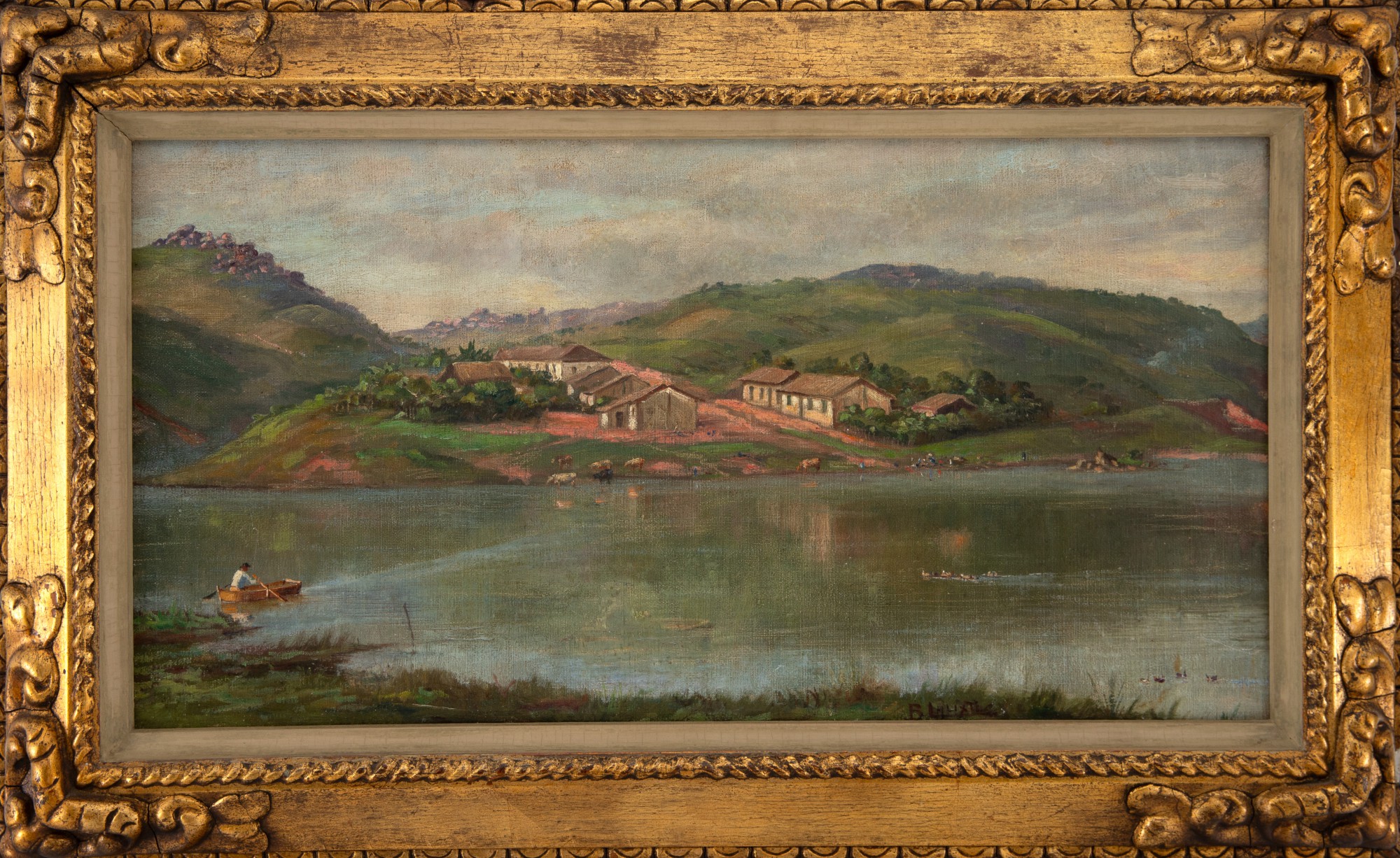 Benedito Calixto - Paisagem de Valinhos