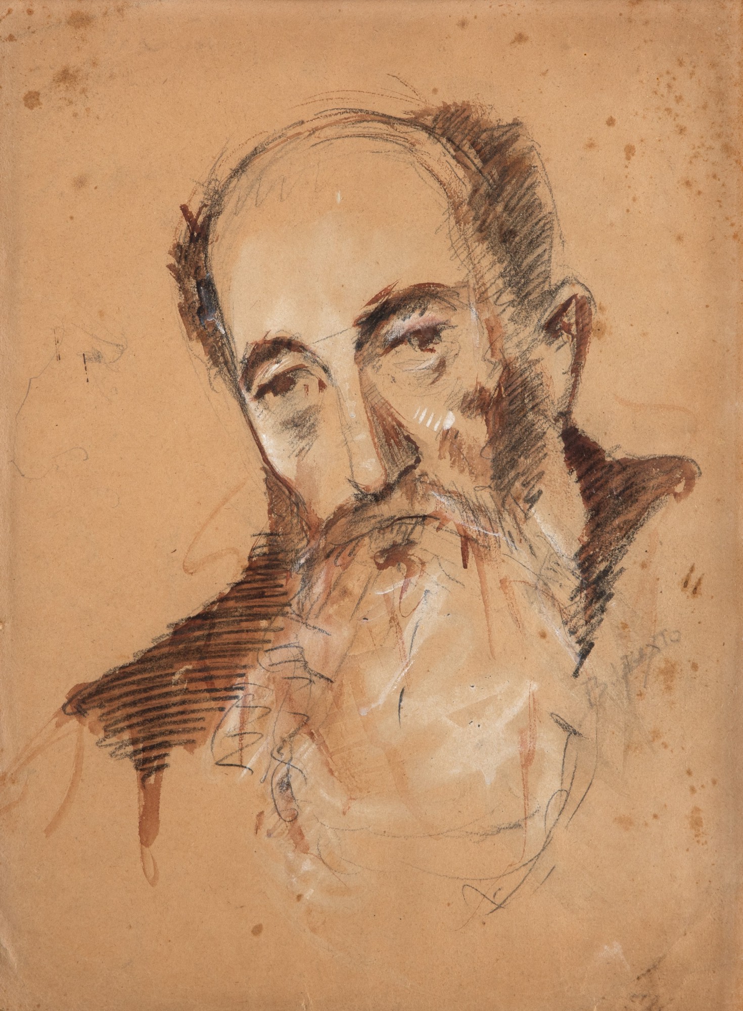 Benedito Calixto - Retrato de Velho e Barba