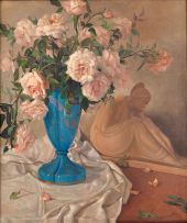 Bernardino Sousa Pereira - Vaso de Flor Azul