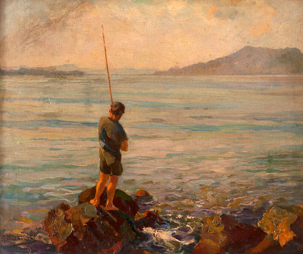 Bigio Gerardenghi - Menino Pescando