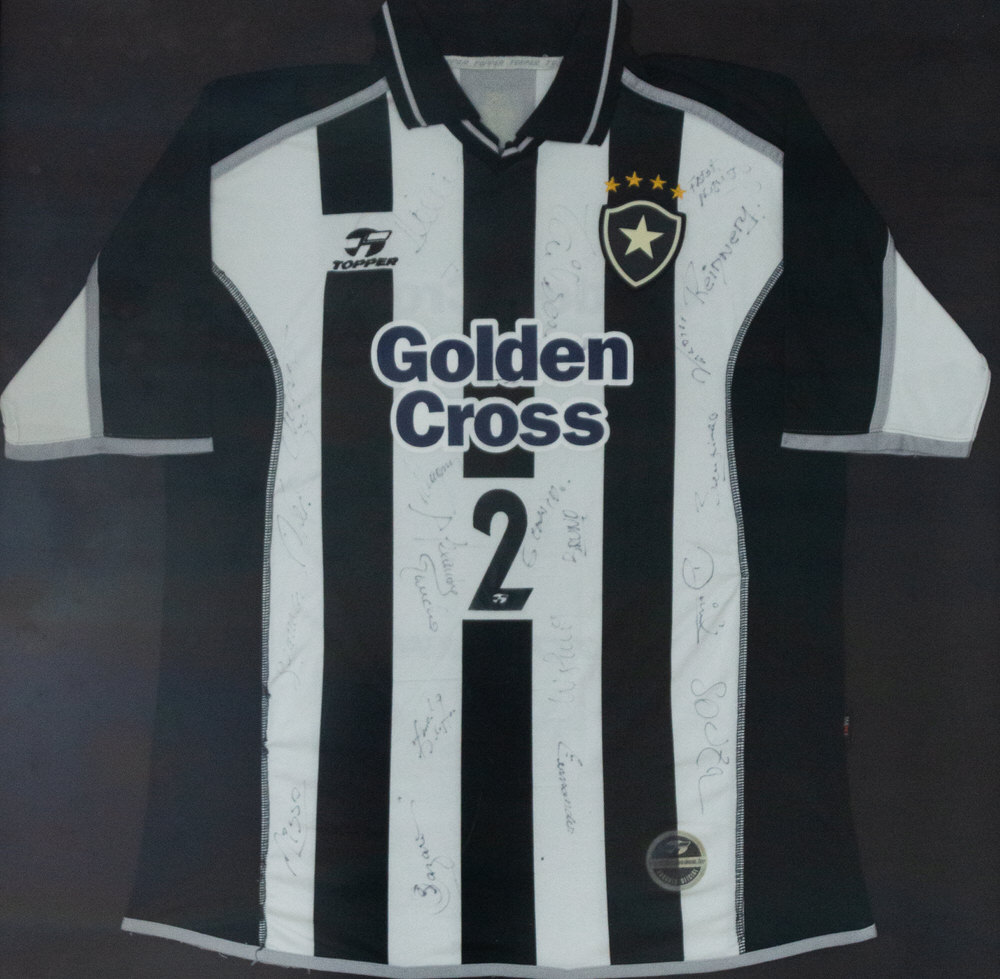 Botafogo - Camisa assinada por jogadores do Botafogo