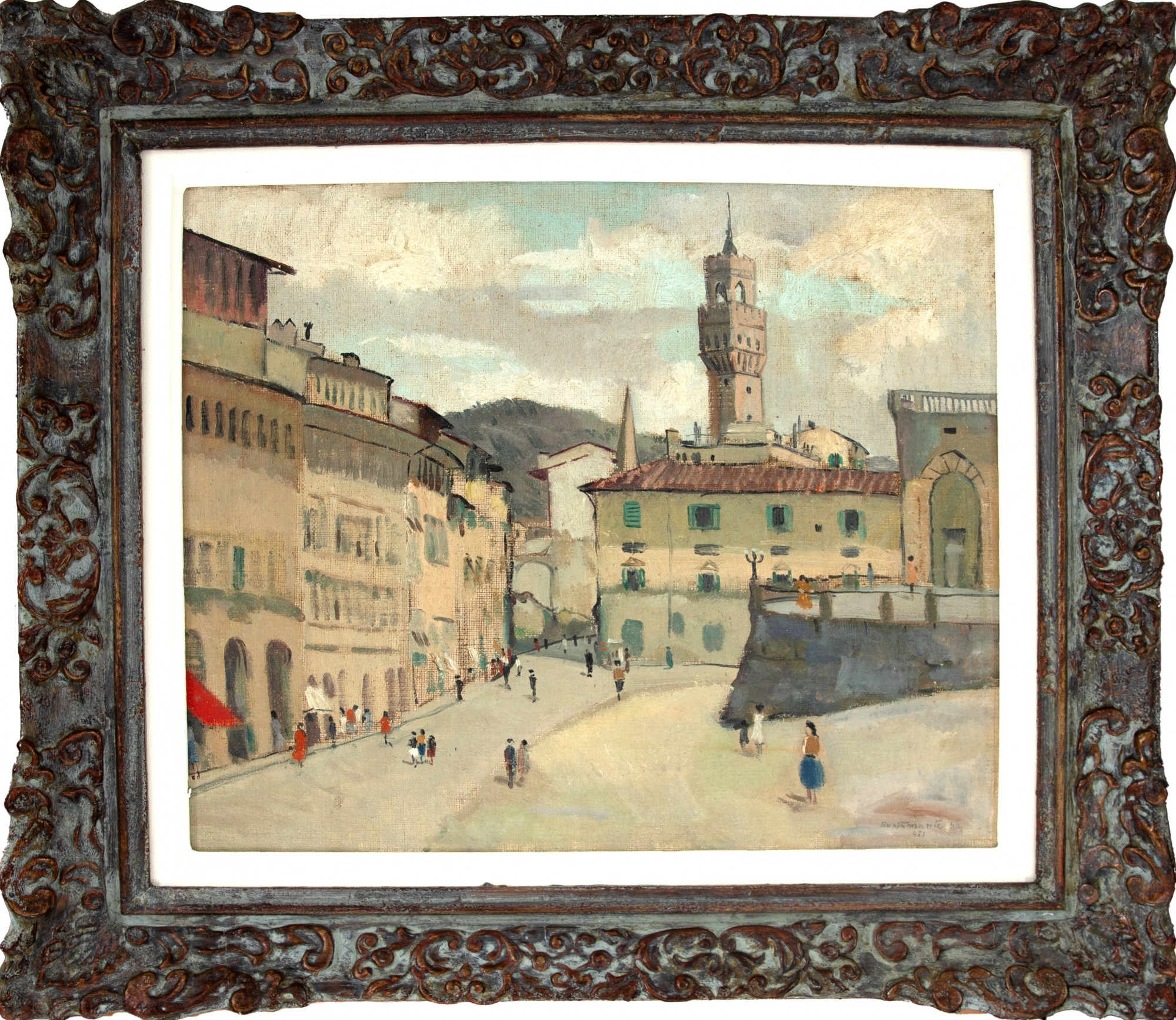 Bustamante Sá - Paisagem de Firenze