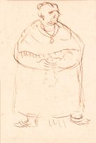 Candido Portinari - Caricatura da "Nonna" Pellegrina