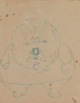 Candido Portinari - Caricatura de Figura Gorda