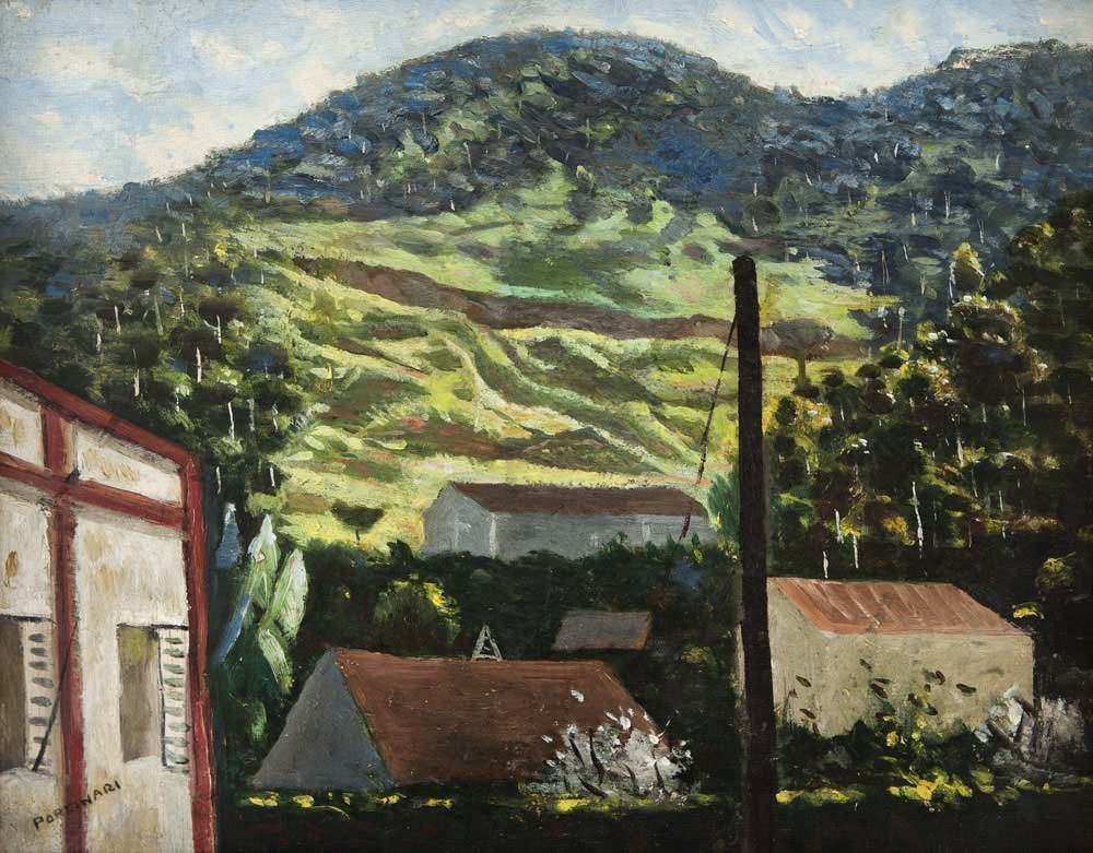 Candido Portinari - Paisagem de Petrópolis