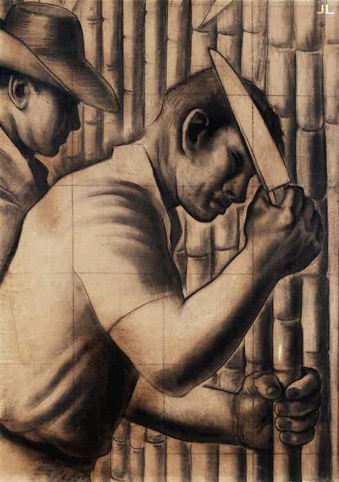 Candido Portinari - Trabalhadores - Colheita de Cana