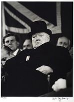 Carl Mydans - Prime Minister Winston Churchill at Biggles Wade England