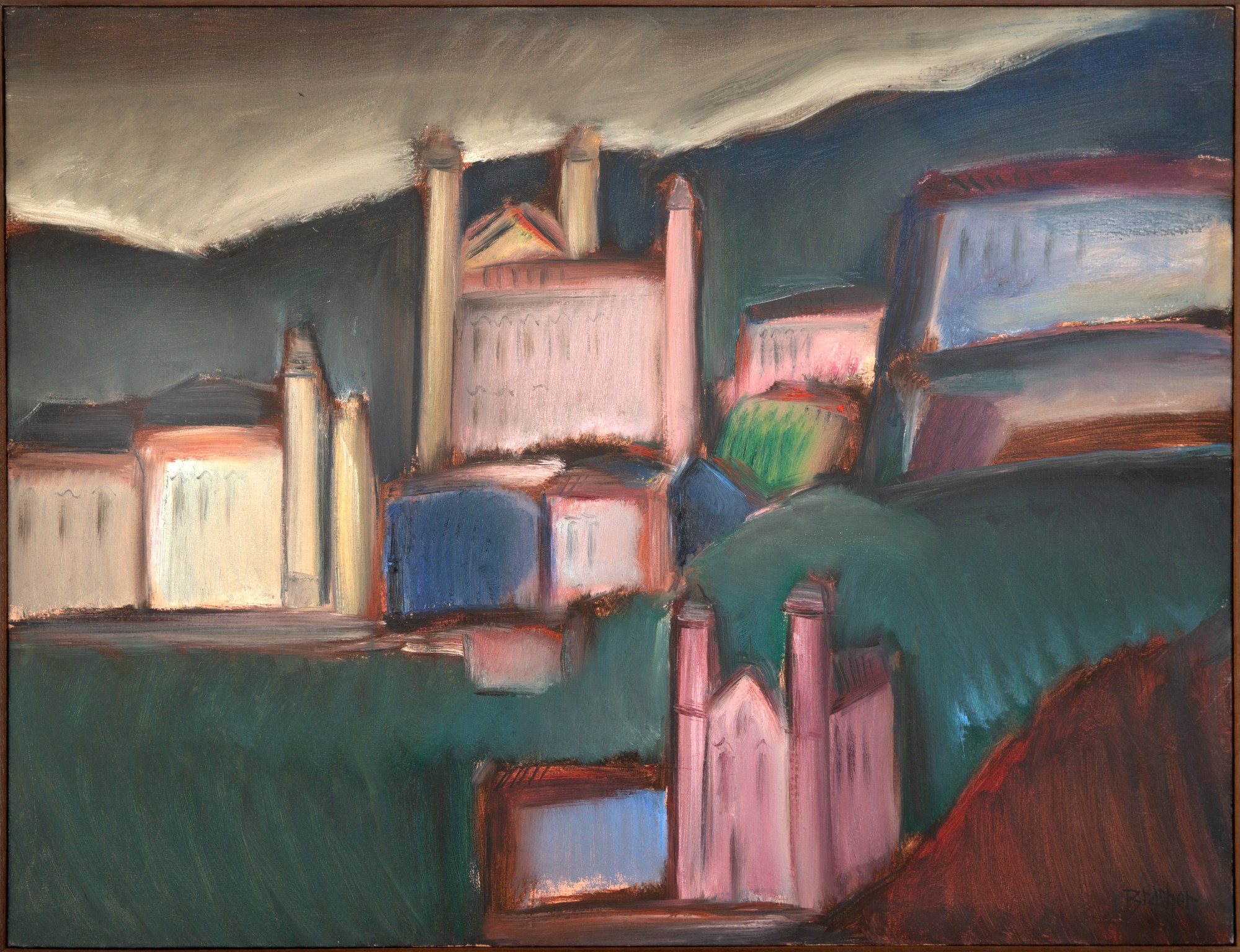 Carlos Bracher - Paisagem de Ouro Preto