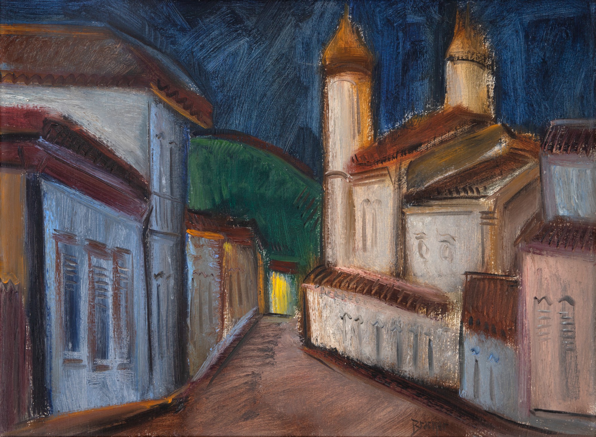 Carlos Bracher - Rua e Igreja Do Carmo