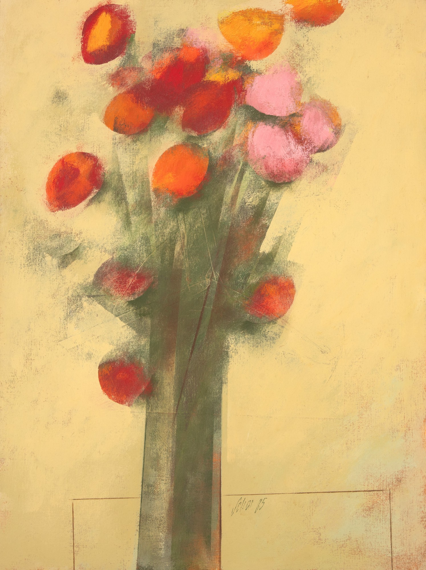 Carlos Scliar - Flores (Sempre Vivas)