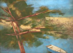 Carlos Scliar - Marinha - Amendoeira, Praia e Barco