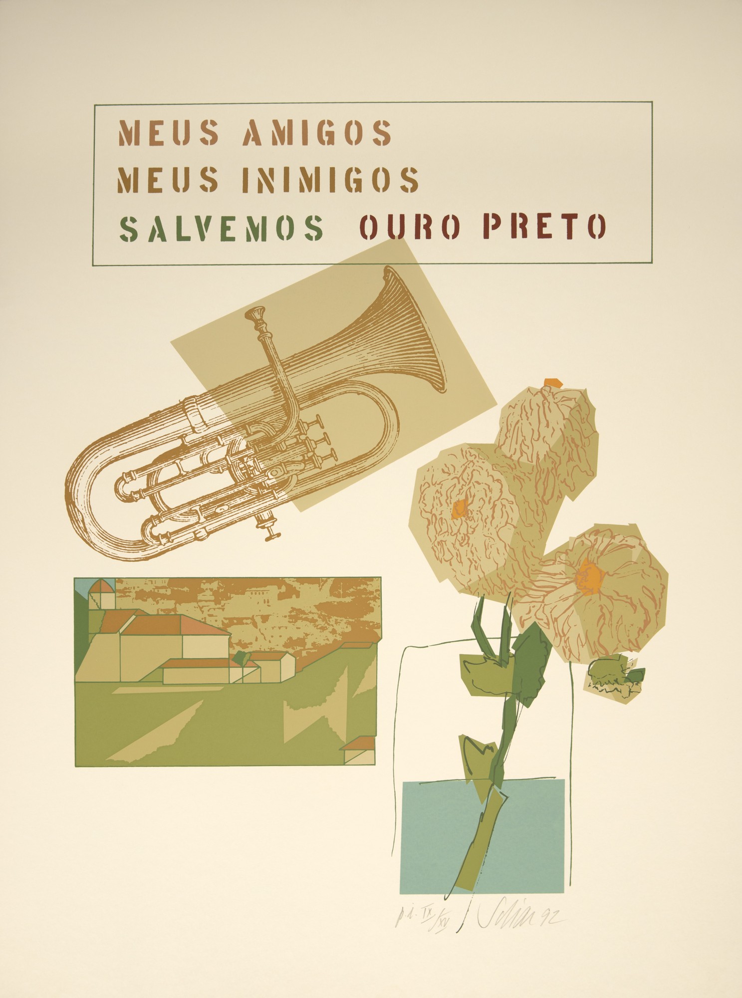 Carlos Scliar - Meus Amigos, Meus Inimigos, Salvemos Ouro Preto
