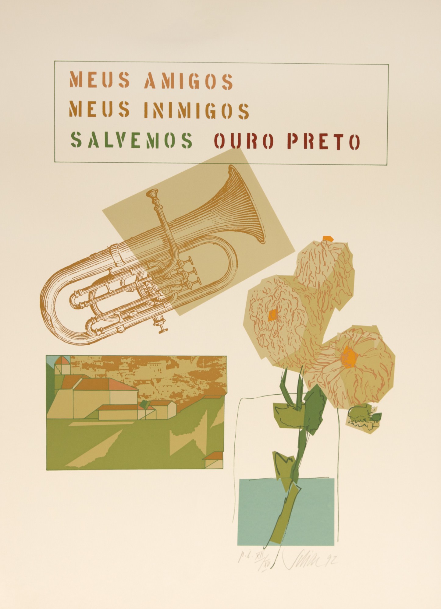 Carlos Scliar - Meus Amigos, Meus Inimigos, Salvemos Ouro Preto