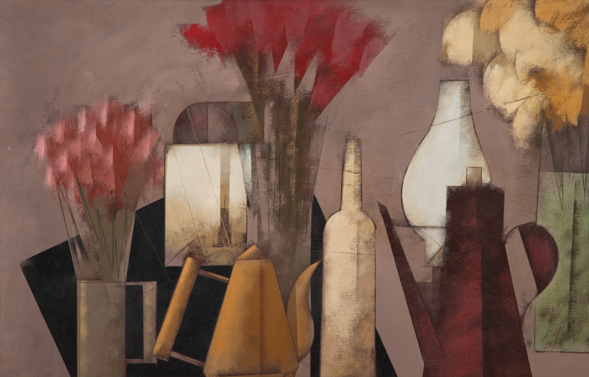 Carlos Scliar - Vários Objetos e Flores