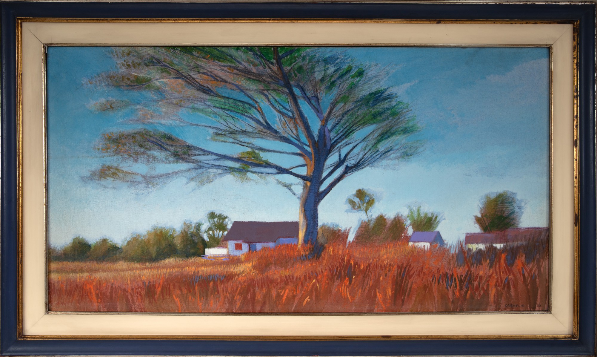 Carmelio Cruz - Paisagem com Casas