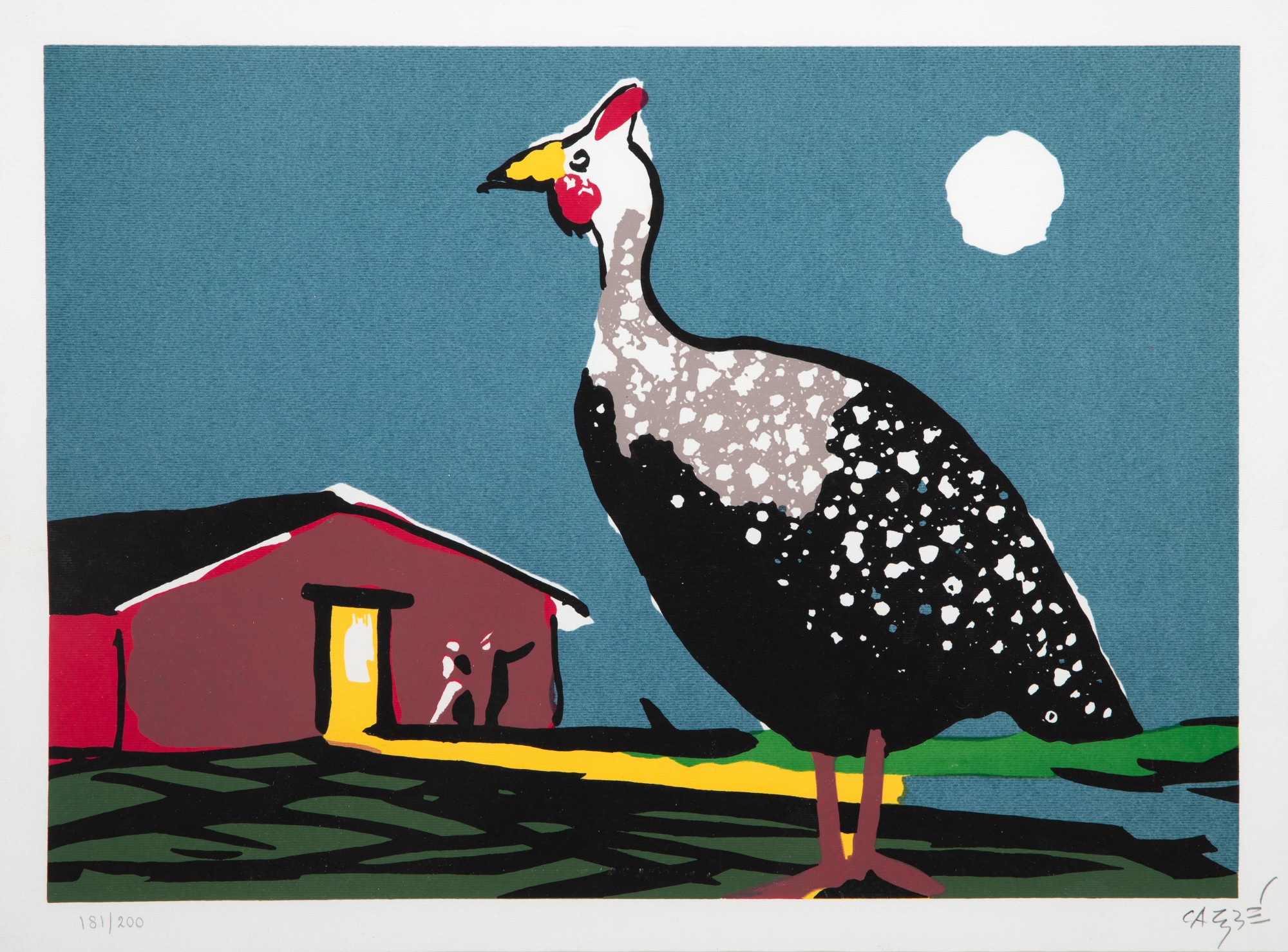 Carybé - Galinha d&lsquo;angola