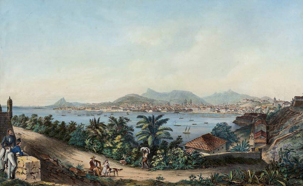 Ciceri, Eugéne E Benoist, Philippe - RIO DE JANEIRO TOMADO DA ILHA DAS COBRAS