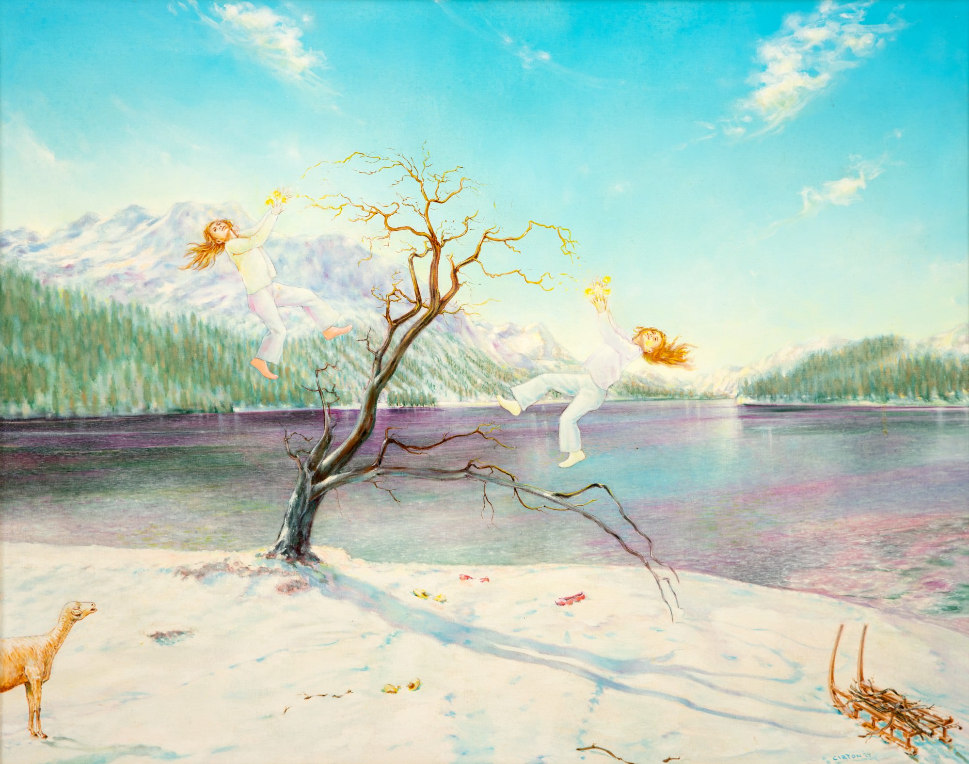Cirton Genaro - Homenagem a Segantini "Levitação"