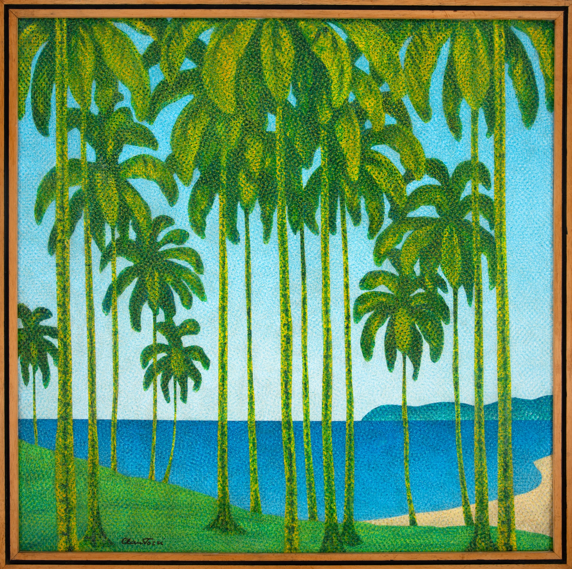 Claudio Tozzi - Paisagem com Coqueiros