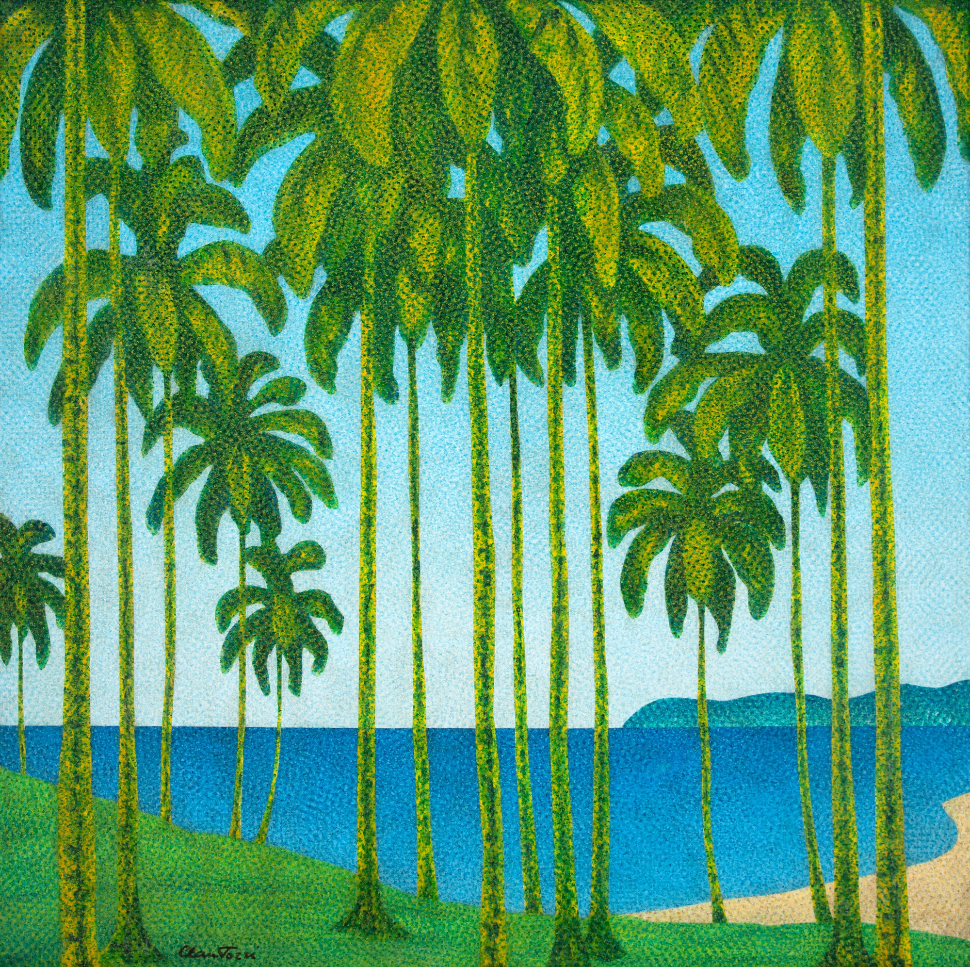 Claudio Tozzi - Paisagem com Coqueiros