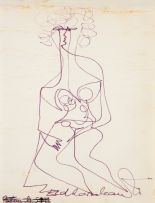 Di Cavalcanti - Mulher com Linhas
