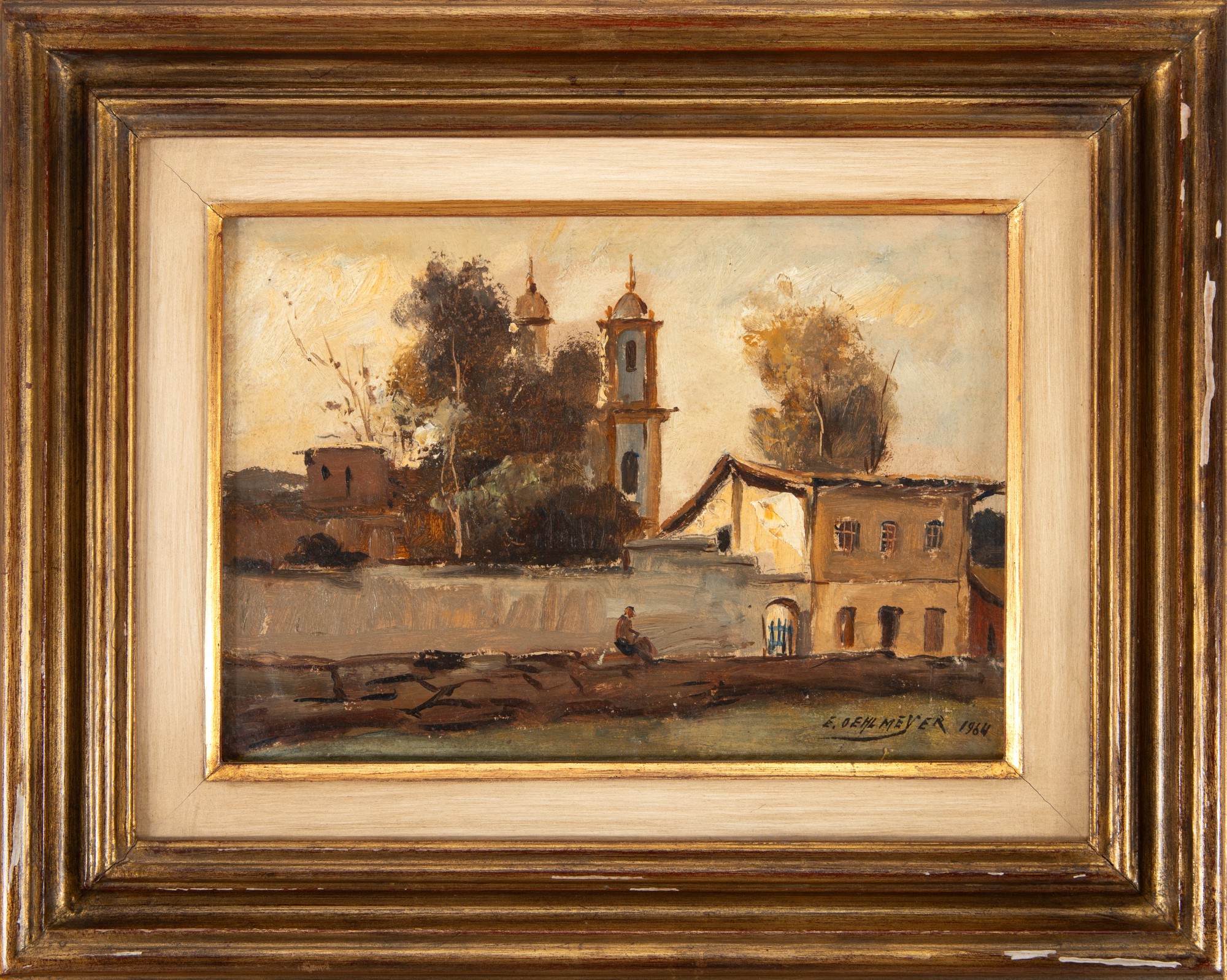 Edgar Oehlmeyer - Casa E Igreja - Praça 9 de Julho em Sorocaba