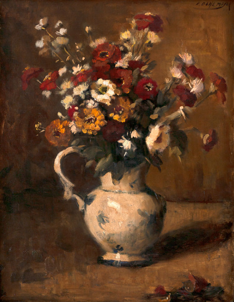 Edgar Oehlmeyer - Jarro com Flores