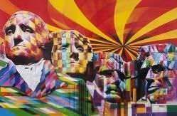 Eduardo Kobra - Monte Rushmore