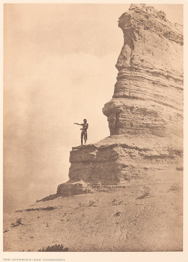 Edward S. Curtis - Scene de Rituel D‘offrande, Indien de la Region San Ildefonso