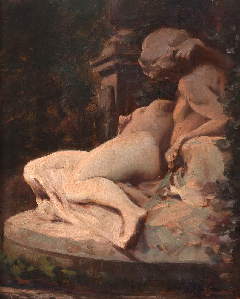 Eliseu Visconti - Fonte de Médicis - Jardim de Luxemburgo