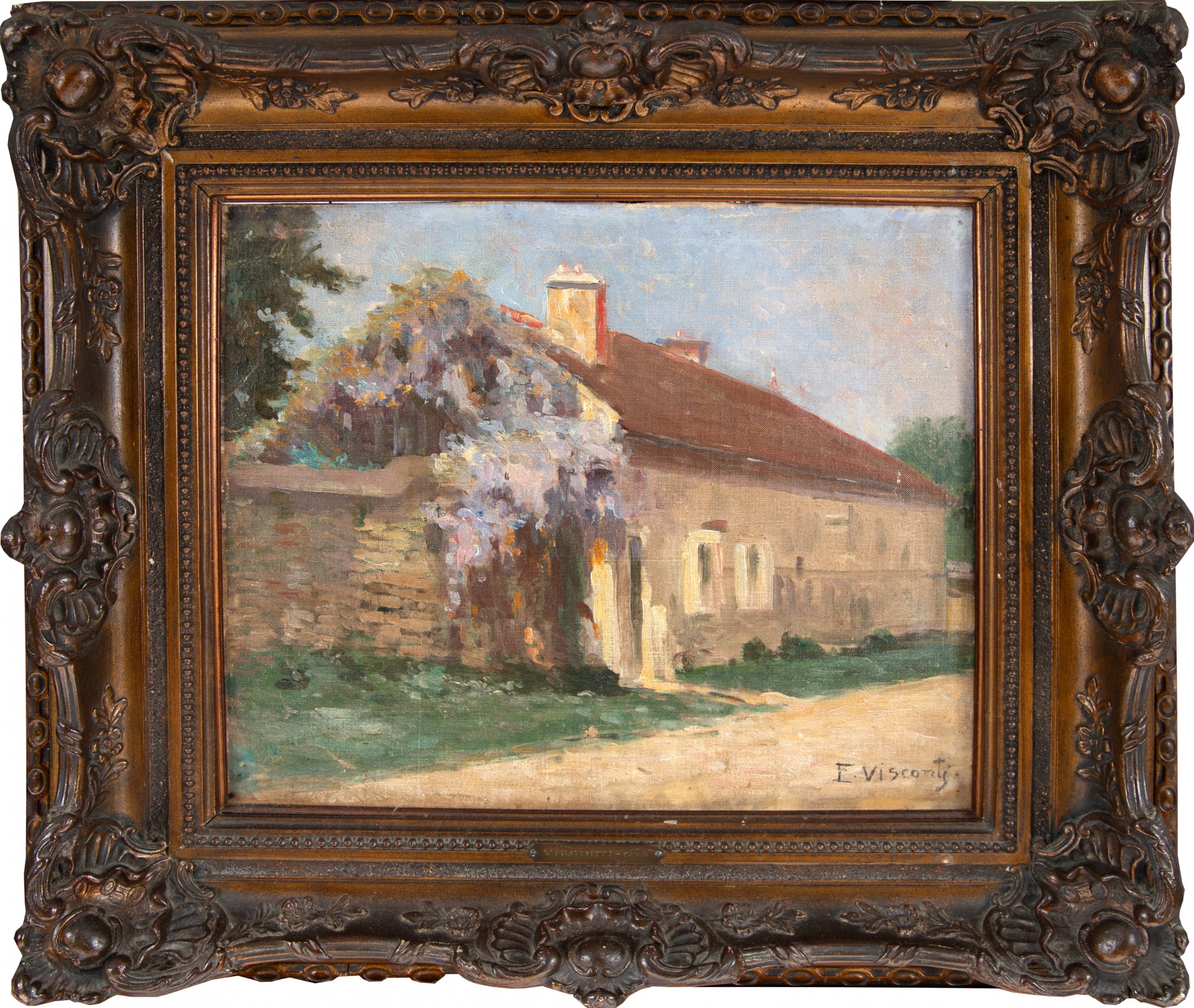 Eliseu Visconti - Paisagem em Saint Hubert