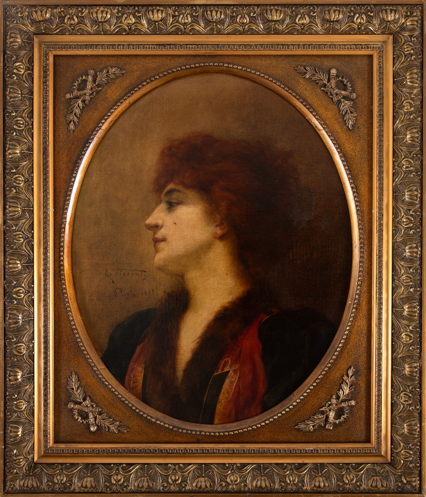 Eliseu Visconti - Retrato Feminino