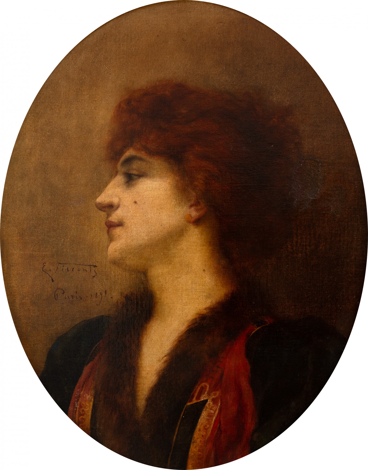 Eliseu Visconti - Retrato Feminino