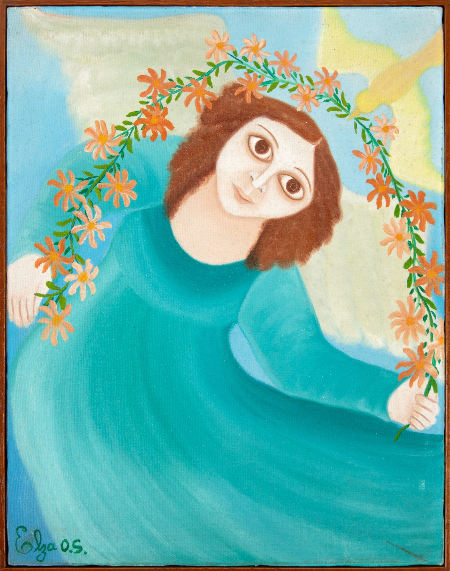 Elza O. S. - Menina de Vestido Azul