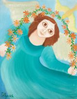 Elza O. S. - Menina de Vestido Azul