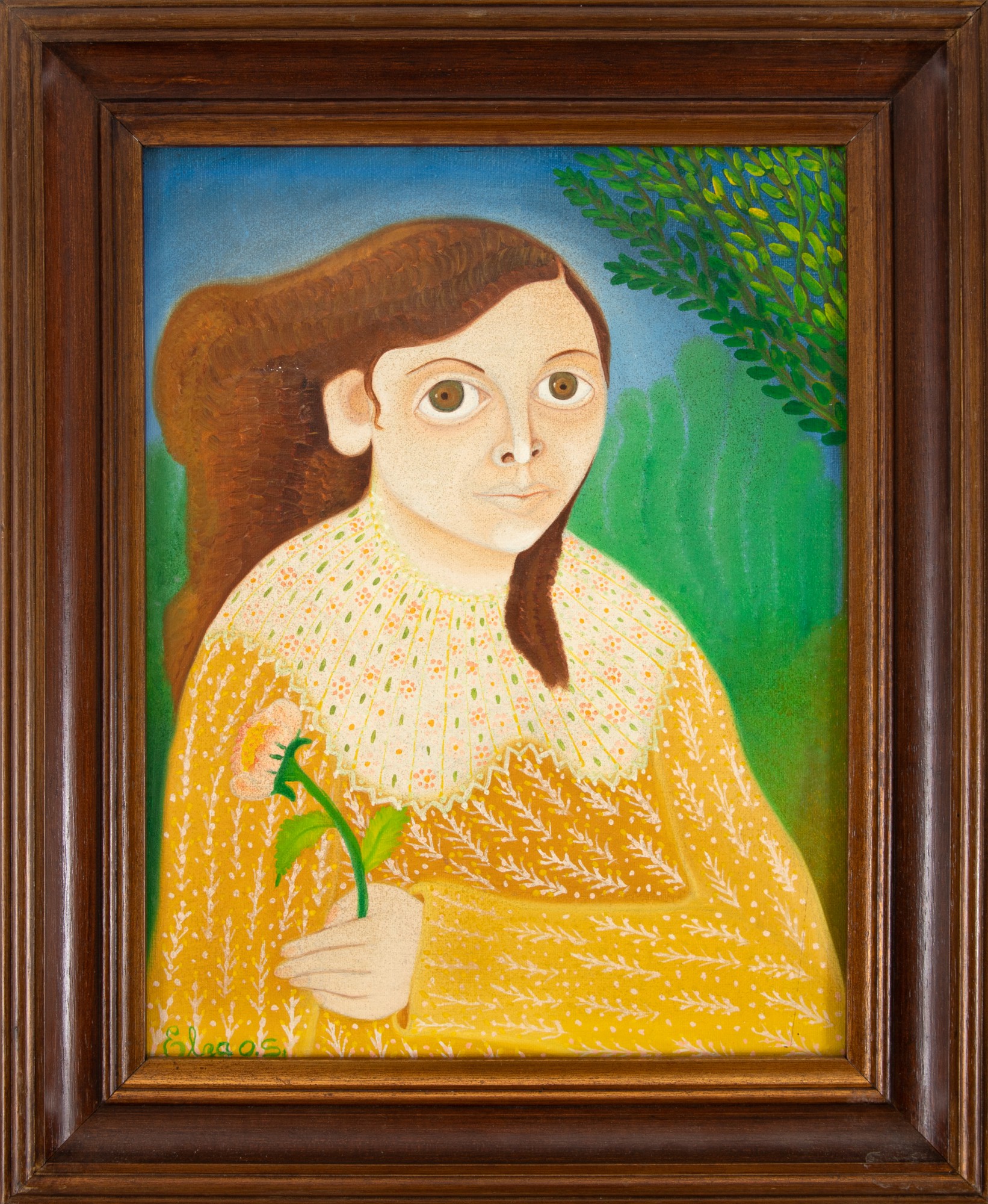 Elza O. S. - Mulher Com Flor