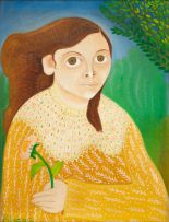 Elza O. S. - Mulher Com Flor