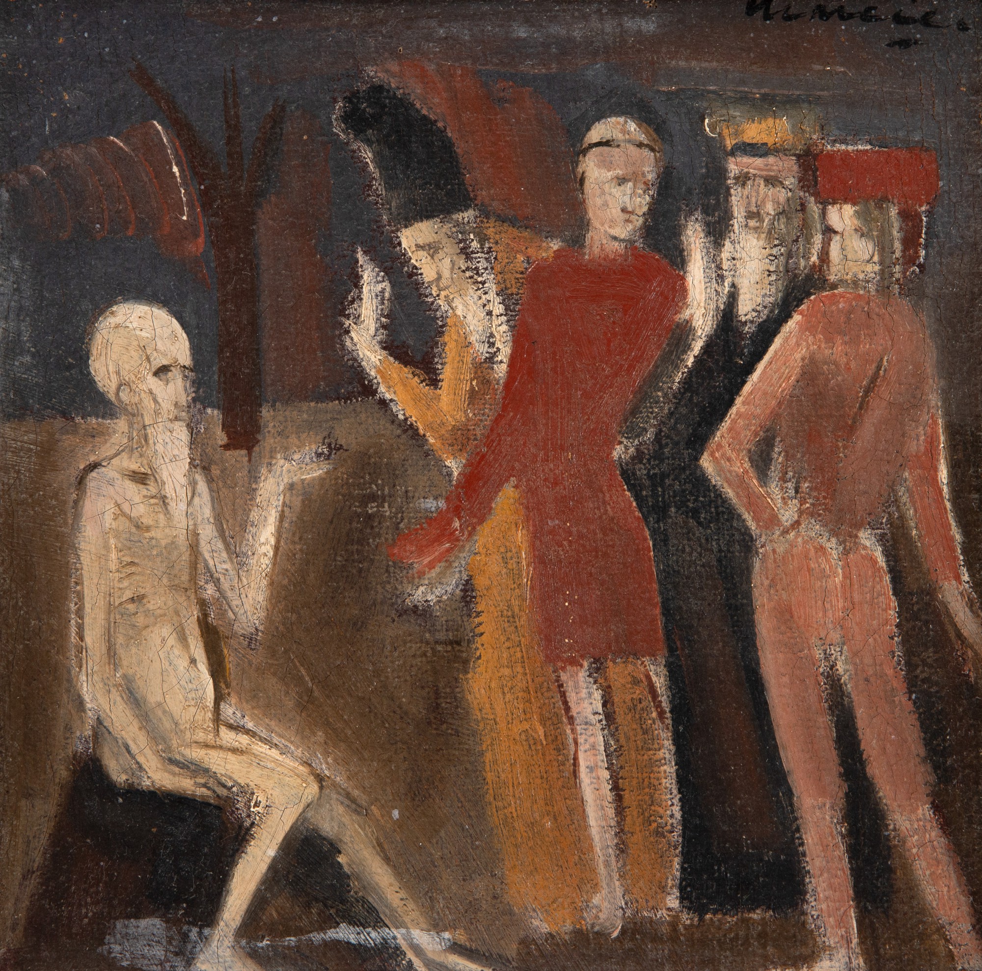 Emeric Marcier - Biblical Scene