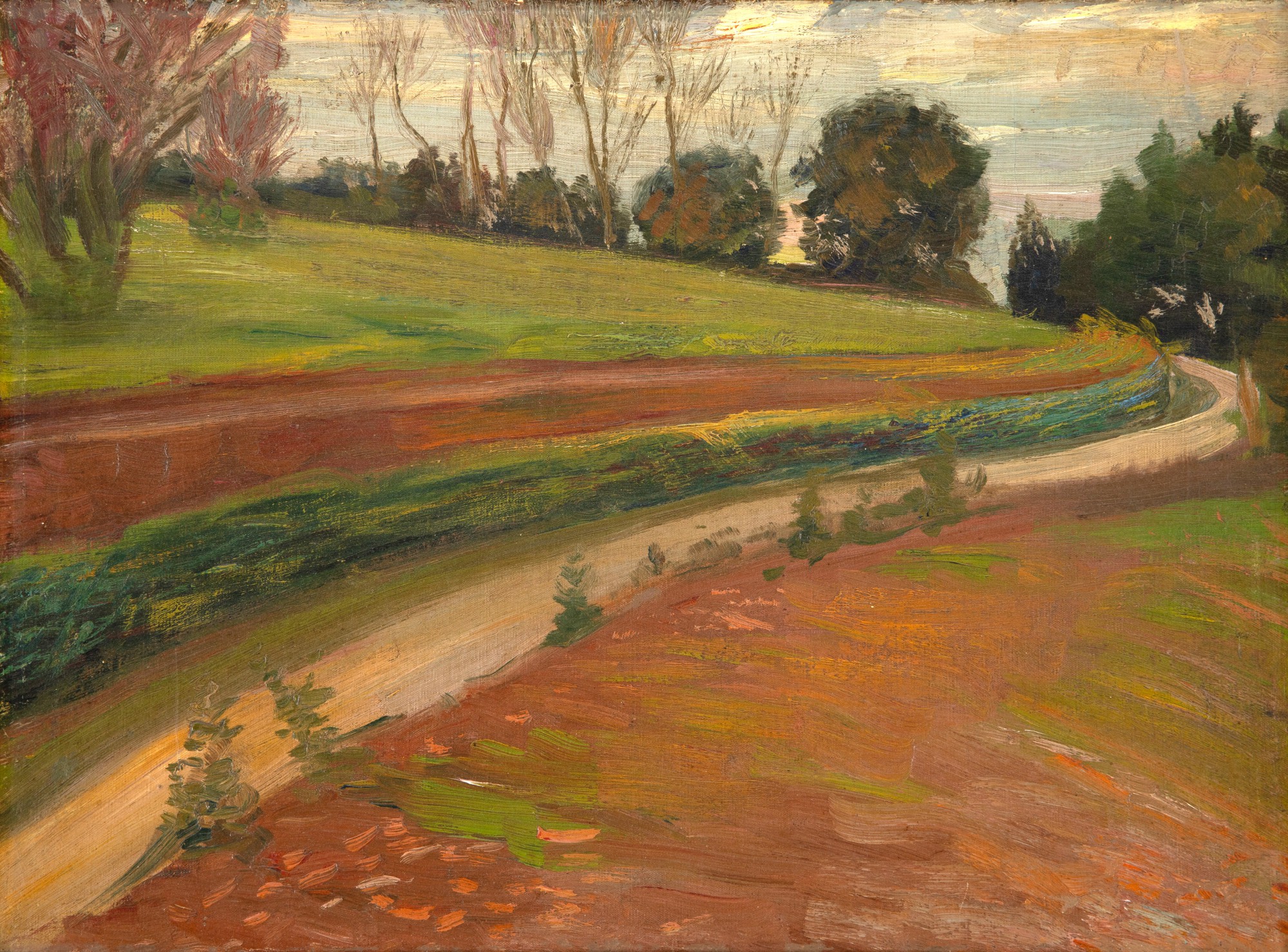 Ernesto de Fiori - Paisagem - (Estrada Em Curva)