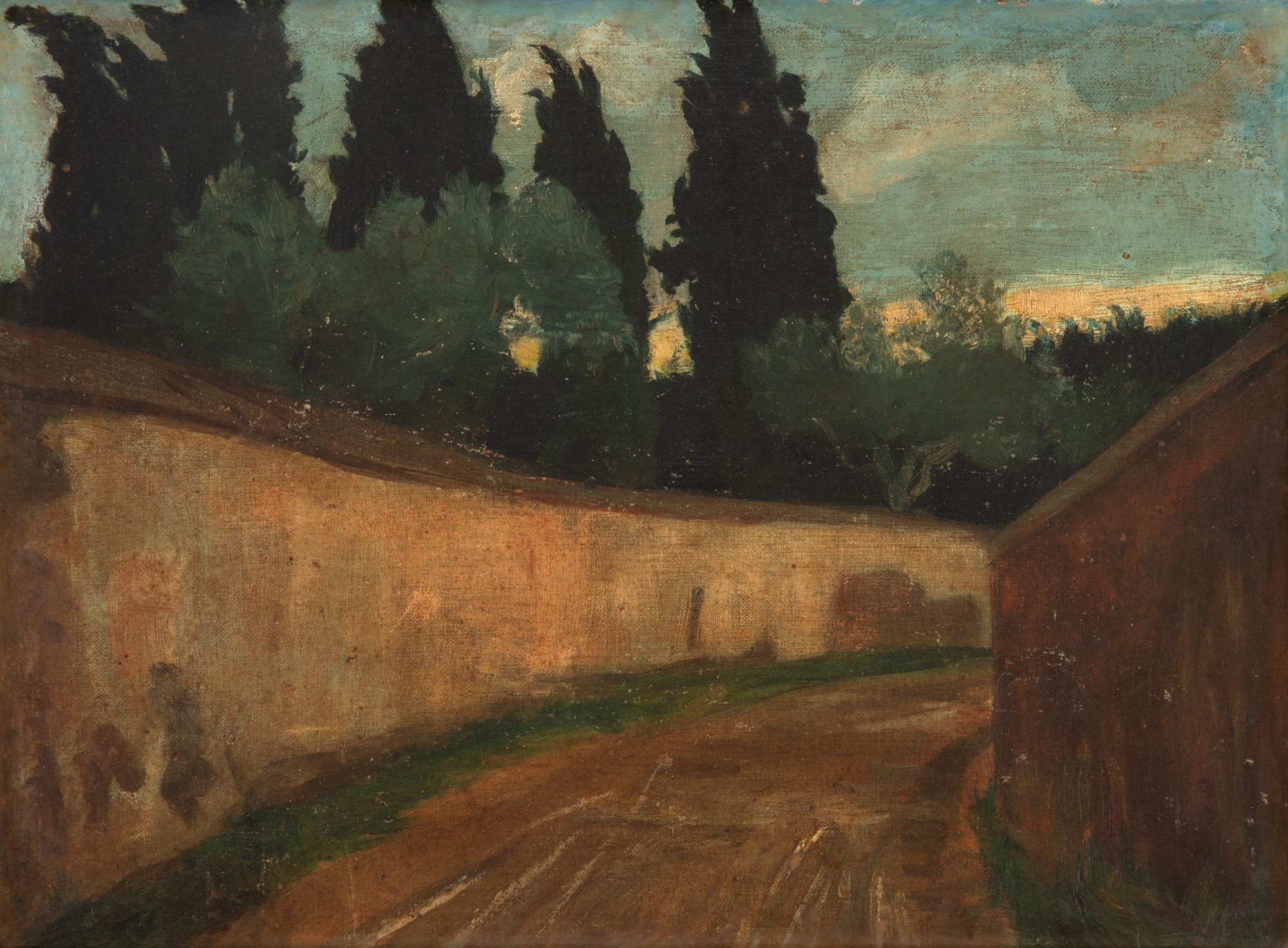 Ernesto de Fiori - Paisagem Rua Roma