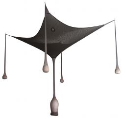 Ernesto Neto - BoGenLandyScapEgg, noir