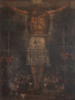 Escola Cusquenha - Cristo Crucificado