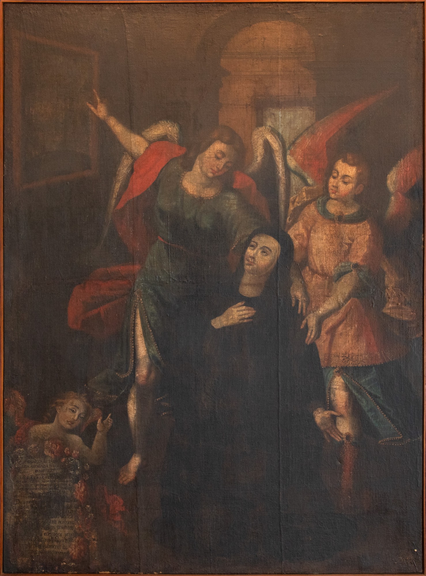 Escola Cusquenha - Êxtase de Santa Teresa de Jesus (Teresa d&lsquo;Ávila)