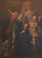 Escola Cusquenha - Êxtase de Santa Teresa de Jesus (Teresa d‘Ávila)